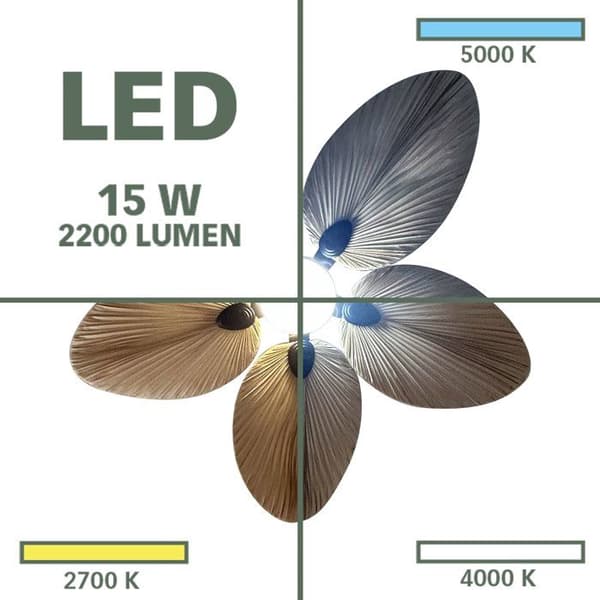 Loftventilator - FARELEK - Makani 132 cm - 18W LED