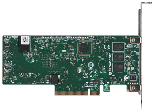 Broadcom MegaRAID 9560-8i RAID-kontroller PCI Express x8 4.0 12 Gbit/s