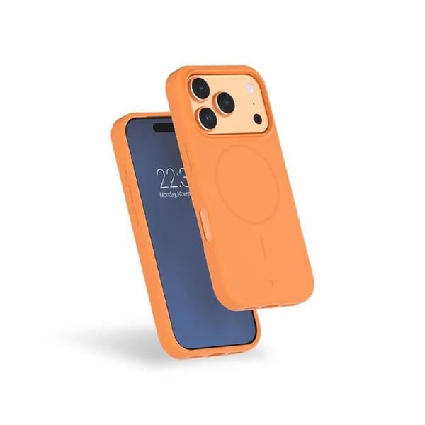MagSafe-etui - iPhone 17 Pro Max - Forstærket silikone - Orange