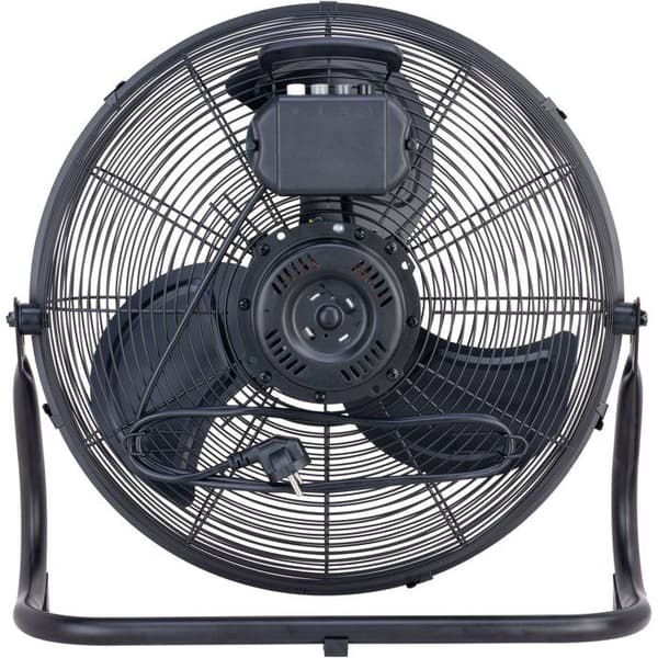 OCEANIC Industriel Gulvventilator - 120W - 3 Hastigheder - 49cm Diameter - Mat Sort
