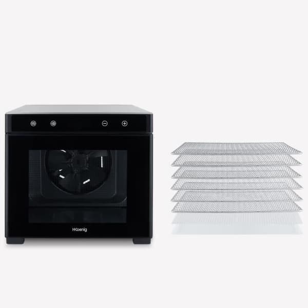 Madtørrer - HKoeNIG - DSY900 - Timer - Variabel temperatur - Effekt 650 W