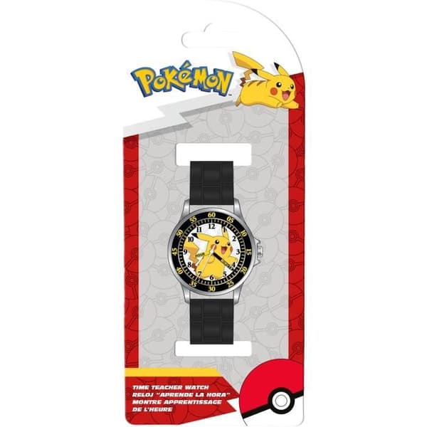 Pokemon Time Learning -analogikello - LASTEN LISENSSI - POK9048