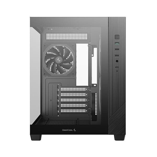PC-kabinet - DEEPCOOL - CG330 - Mini Tower - Micro-ATX formfaktor - Inkluderer 3 ARGB-blæsere - Sort