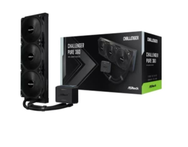 Asrock Challenger Pure 360 Processor Væskekølingskit 12 cm Sort