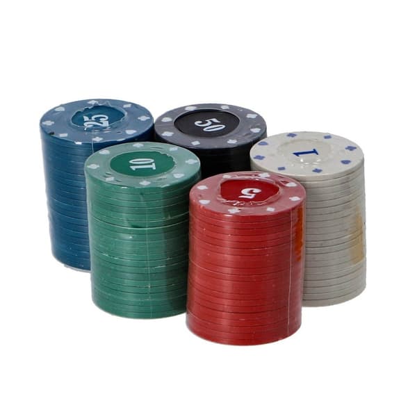 Pokerset i plåt 200 delar