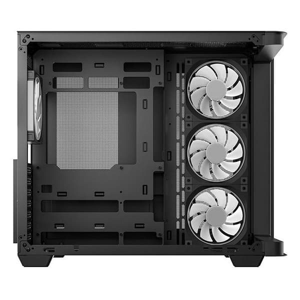 PC-kabinet - DEEPCOOL - CG530U 4F - Miditower - Micro-ATX formfaktor - Inkluderer 4 ARGB-blæsere - Sort