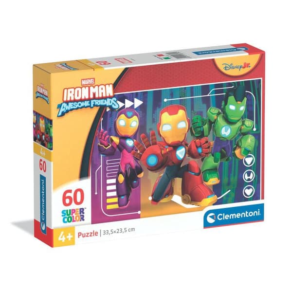 CLEMENTONI - 60 palaa - Marvel Iron Man