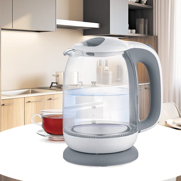 Maestro MR-056-Grå Glas Elkedel 1,7 L