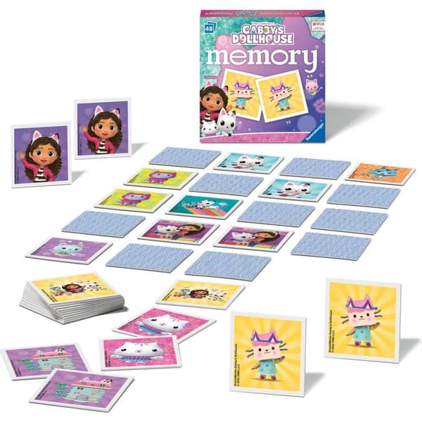 Ravensburger Gabbys dockhusminneskort 48 kort