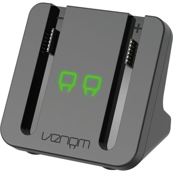 Dobbelt opladningsstation - VENOM - Til Nintendo Switch Joy-Con 2 - Sort