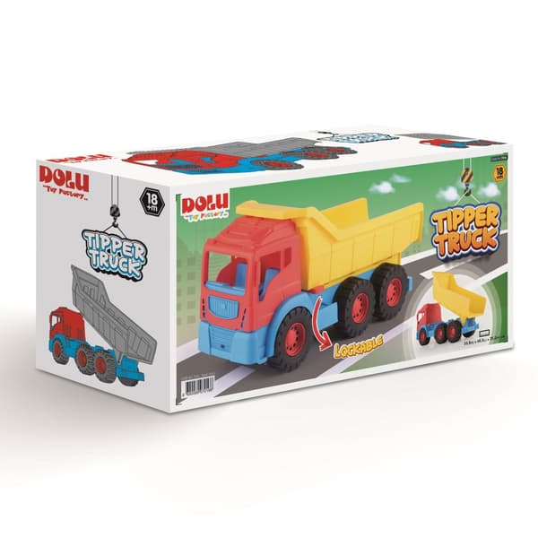 Dolu 7016 Suuri kuorma-auto Punainen/Keltainen