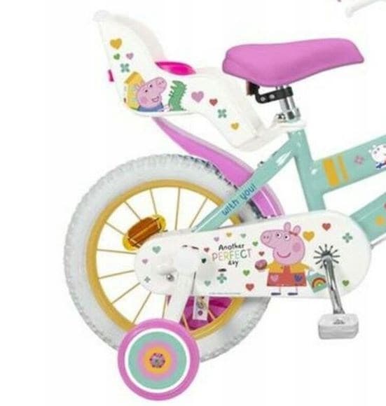 Barncykel Toimsa 12” Peppa Pig grön