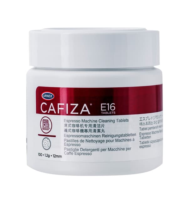 Urnex Cafiza E16 kahvinkeittimen puhdistustabletit 100 kpl