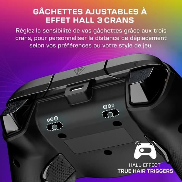 Kablet RGB Gamepad - TURTLE BEACH - TBC-2002-05 - Afterglow™ Wave - Sort - Xbox/PC