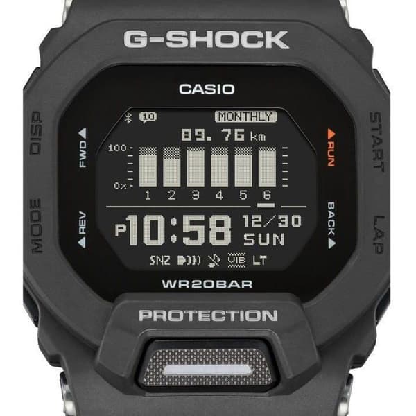Casio G-Shock GBD-200-delars klocka - Stöttålig - Multifunktionell - Svart