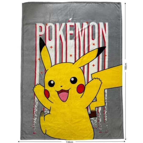 Ruutu - POKEMON - Pikachu - 130 x 180 cm