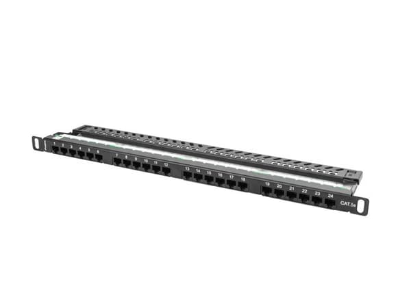 Lanberg PPU5-0024-B patchpanel 0,5U