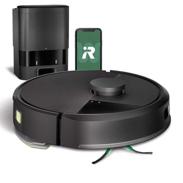 iRobot Roomba 105 Combo Robot + Automatisk Tømning Sort