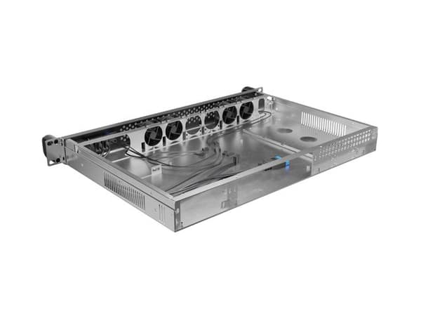 Lanberg SC01-3001-10B modulärt serverchassi Rack (1U) 0 GB