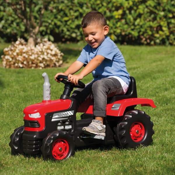 Dolu Pedaltraktor med Tuta Röd/Svart