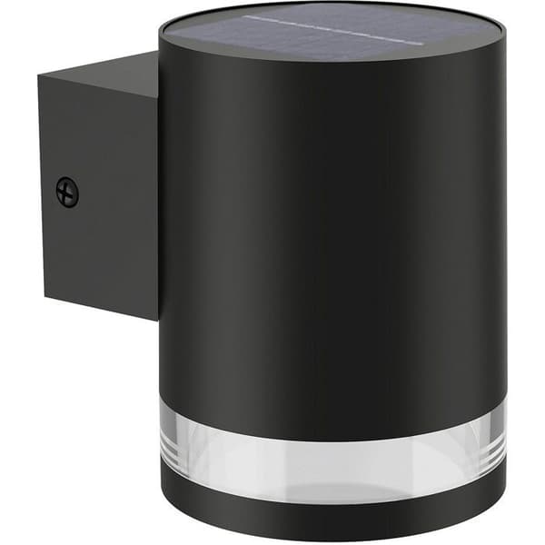 Vägglampa - PHILIPS - Fyce - solcellsdriven - Svart