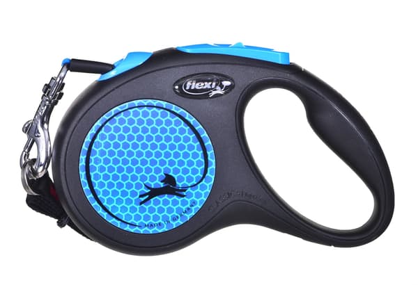 FLEXI New Neon M - kelautuva talutin - 5 m