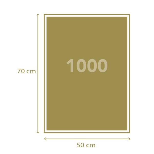 CLEMENTONI - Kompakt 1000 brikker - DA