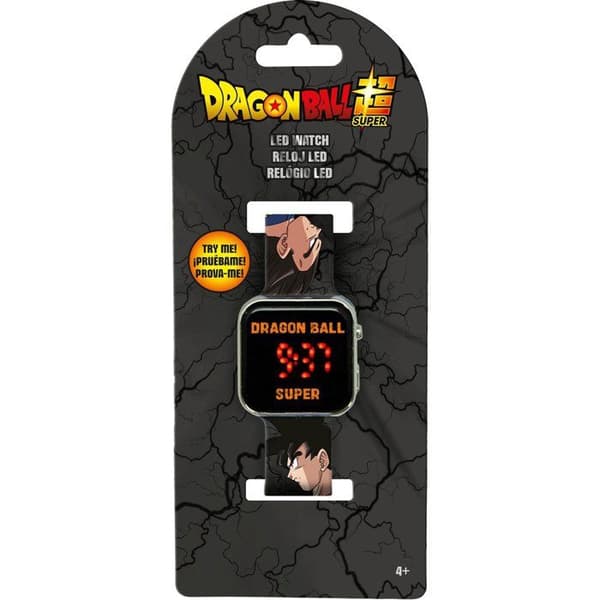 LED-klocka - BARNKORT - Dragon Ball: Goku & Vegeta - Ålder 4