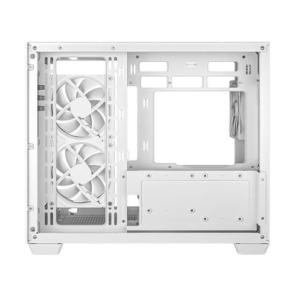 PC-chassi - DEEPCOOL - CG330 - Minitorn - Micro-ATX-formfaktor - Inkluderar 3 ARGB-fläktar - Vit