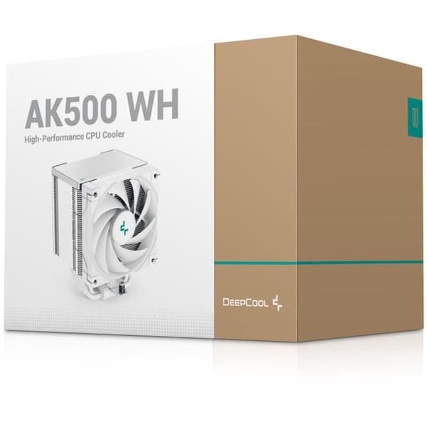 CPU-køler - DEEPCOOL AK500 - 1x 120 mm blæser - Hvid
