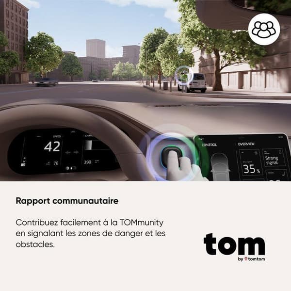 TomTom-älykäs liikennevaroitusavustin