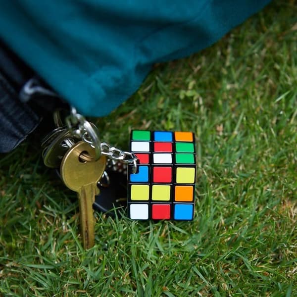 Rubikin kuutio 3x3 avaimenperä (tarjotin)