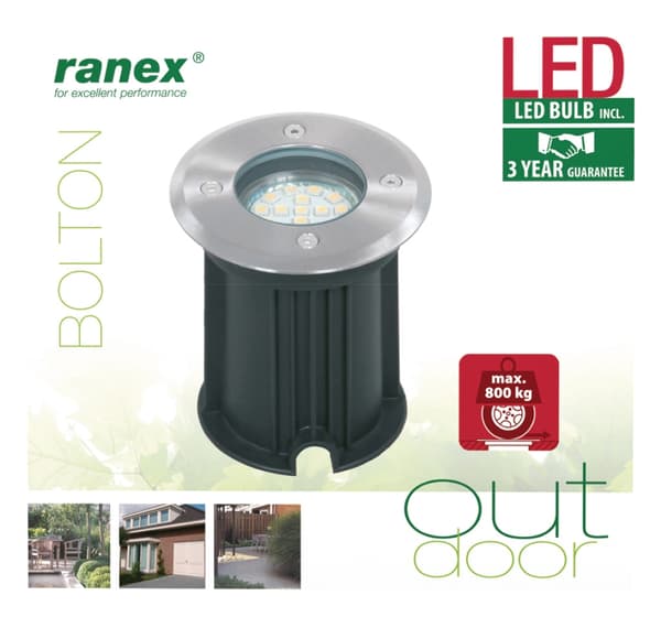 Ranex 5000461 LED-maaspottivalaisin