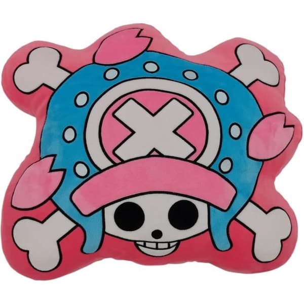 3D Pude - ONE PIECE - Tony Chopper Logo - Mikrofiber - 40 cm