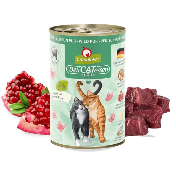 GRANATAPET DeliCATessen Vildt - vådfoder til katte - 400 g