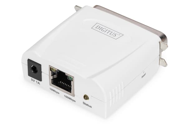 Digitus Fast Ethernet-printserver, parallel