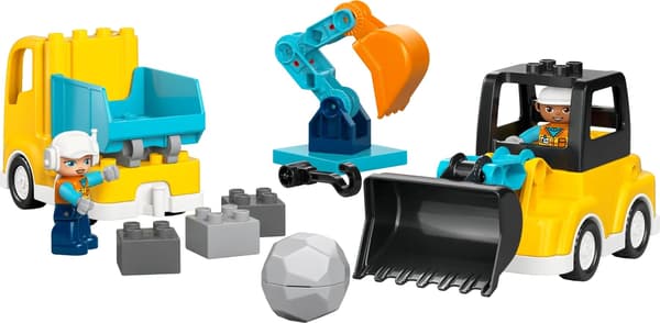 LEGO DUPLO 10475 3 i 1 Entreprenørkøretøjer