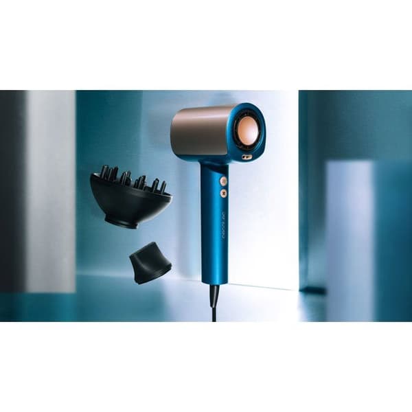 Hårtørrer - CECOTEC - DryGlam Nano Plasma Blå - 1600 W
