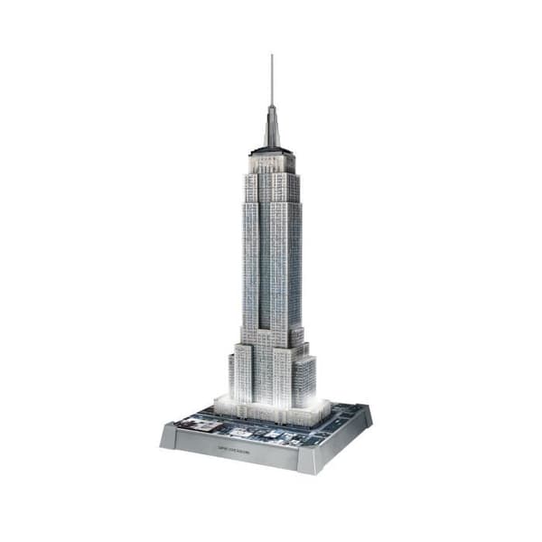 Ikonisk 3D-puslespil - Empire State Building oplyst