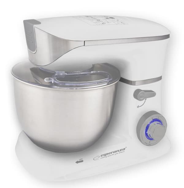 Esperanza EKM025 foodprocessor 1000 W 5 L Rustfrit stål, Hvid