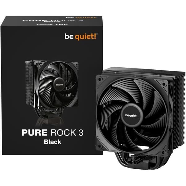 BE QUIET! - Pure Rock 3 - CPU-køler - BK039 - Sort