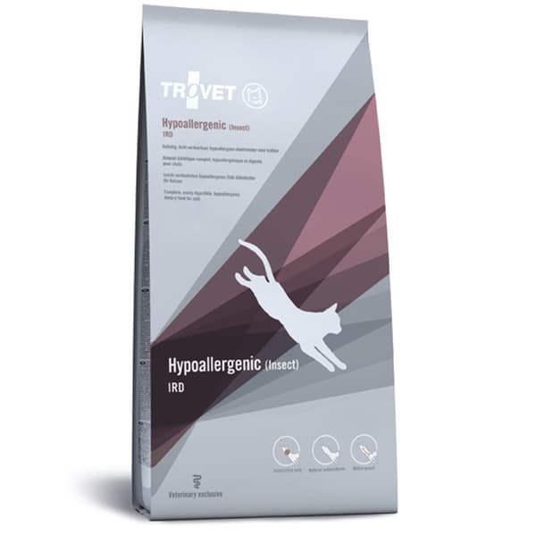 TROVET Hypoallergenisk insekt IRD - tørfoder til katte - 2,5 kg