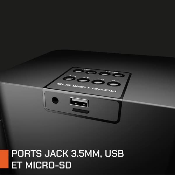 Gaminghøjttalere - NOVA GAMING - Serpentis - RGB LED - Sort