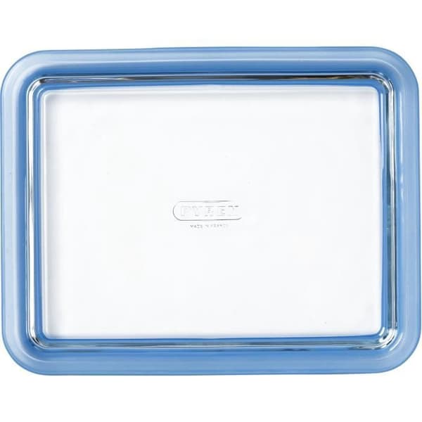 Sæt med 3 opbevaringskasser med låg - PYREX - Zero Plastic - Glas - Rektangulær - 0,8 L