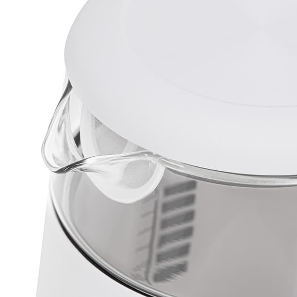 ADLER AD 1305 vattenkokare vit/silver
