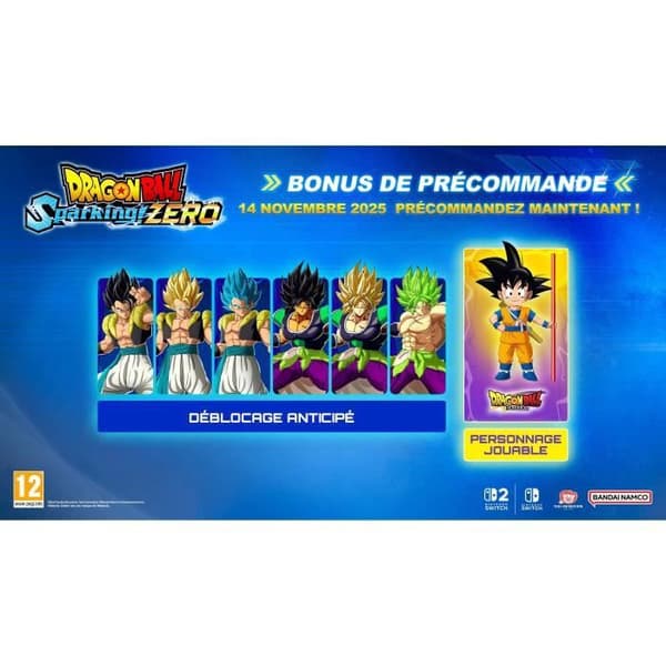 Dragon Ball: Sparkling! Zero - Nintendo Switch -peli