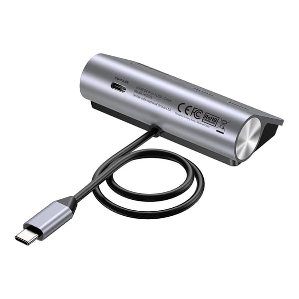 UNITEK ALUMINIUM USB-C HUB 2X USB-A 2X USB-C 5GBPS