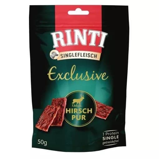 RINTI Singlefleisch Exclusive Deer - hundegodbidder - 50g