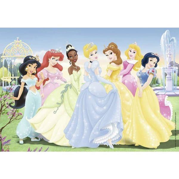 DISNEY PRINSESSER Pussel monterade prinsessor 2x24 bitar