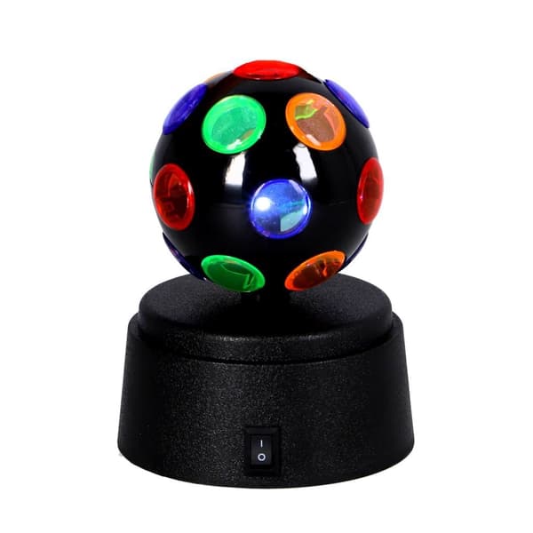 LED Mini Discokula Svart
